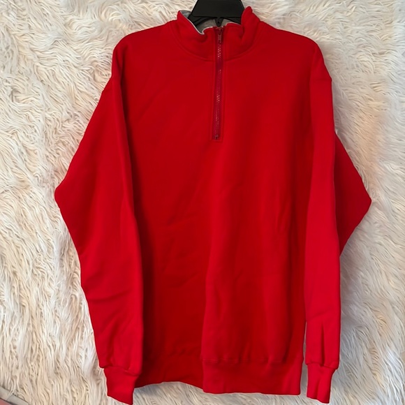 NWOT TRUE VINTAGE Early 2000s Soft Pullover Quarter Zip - Picture 1 of 5